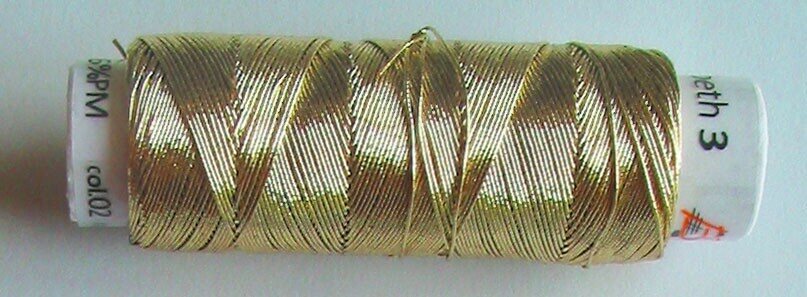 40/2 Elisabeth kiiltävä metal, 50 m Guld