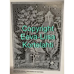 Huittisten kirkko nypläysmalli - Eeva-Liisa Kortelahti