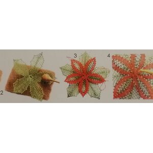 Joulutähti kukka -nypläysmalli