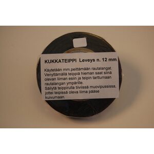 Kukkateippi - vihreä, lev 12mm - LOPPUMASSA